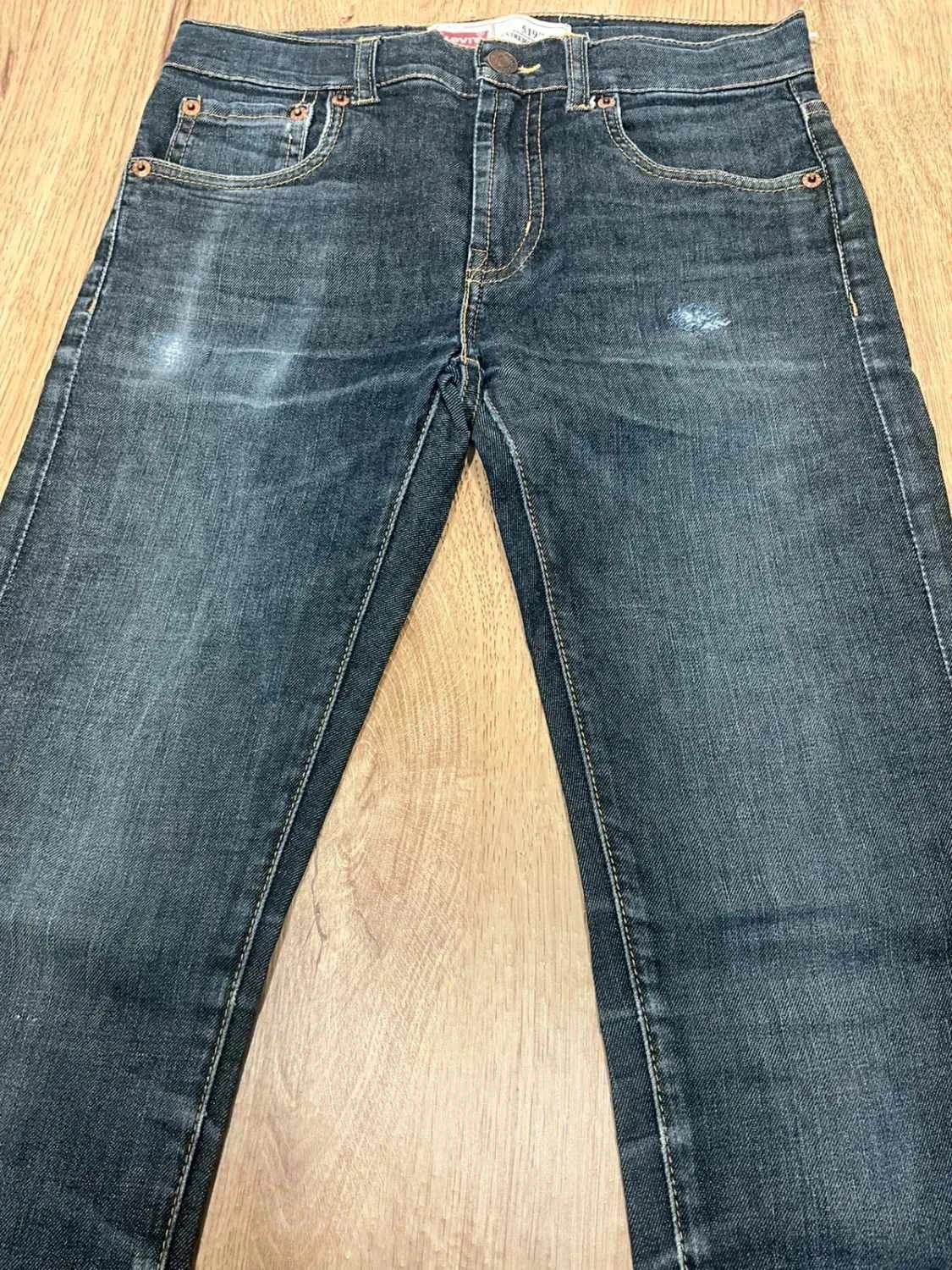 Jean Levi's 519 Extreme Skinny Taille 14 Y2k Coton Bleu Foncé Lvf 022 – photo 4